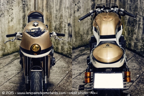 La XJR 1300 revue façon café racer