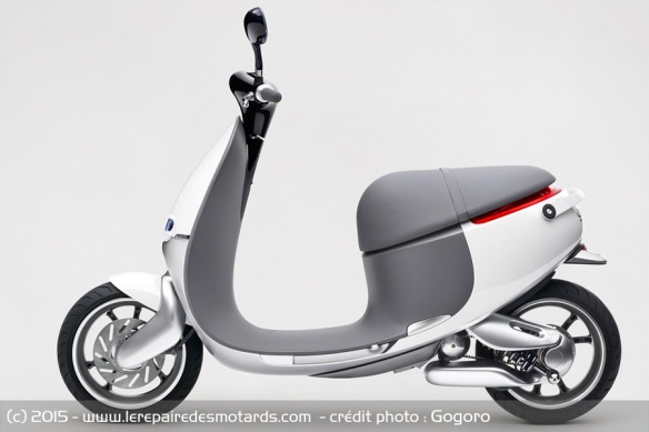Le scooter Gogoro bénéficie d'un design soigné Le scooter Gogoro bénéficie d'un design soigné