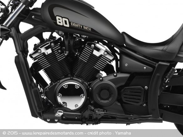 Le XVS est propulsé par un V-Twin de 1.304 cm3