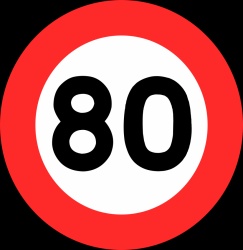 Des panneaux 80 km/h vandalisés