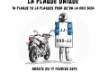 Une plaque immat à taille motard