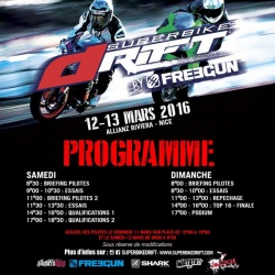 Le Superbike Drift débutera à Nice les 12 et 13 mars