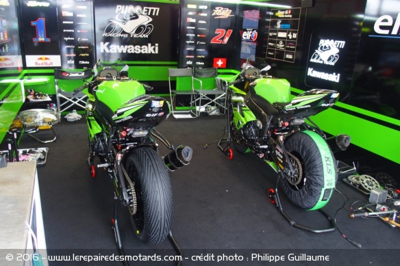 Petite visite chez Kawasaki...