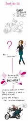 La vie de motarde illustrée par Emilie