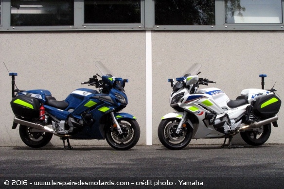 Les Yamaha FRJ 1300 des forces de l'ordre