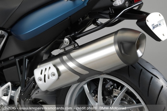 Le silencieux de la BMW F 800 GT