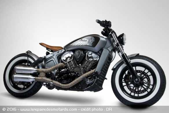 La Scout Tank Machine par Indian Paris La Scout Tank Machine par Indian Paris
