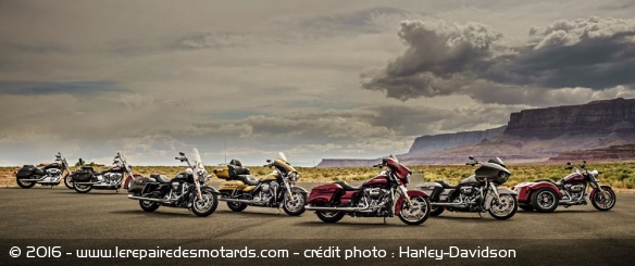 Les Touring Harley-Davidson évoluent