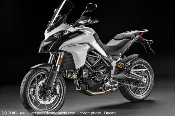 Ducati Multistrada 950 blanche Ducati Multistrada 950 blanche