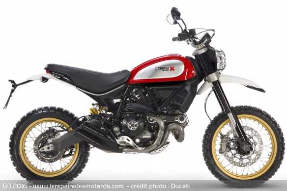 Ducati Scrambler Desert Sledge Ducati Scrambler Desert Sled, duo de coloris