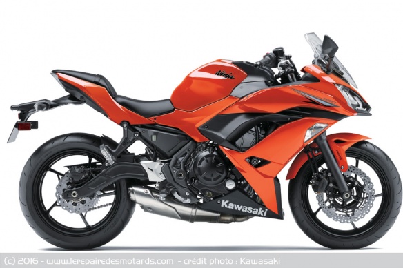 Kawasaki Ninja 650 orange