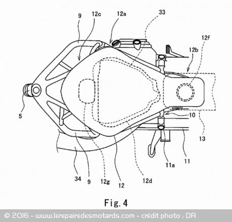 Moteur et cadre de Kawasaki 600 R2 à compresseur