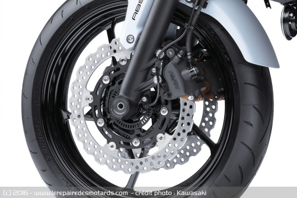 Frein avant de la Kawasaki Z650