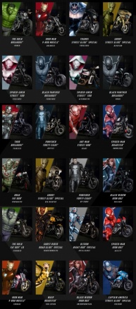 Les préparations 'super' prépas Harley-Davidson et Marvel