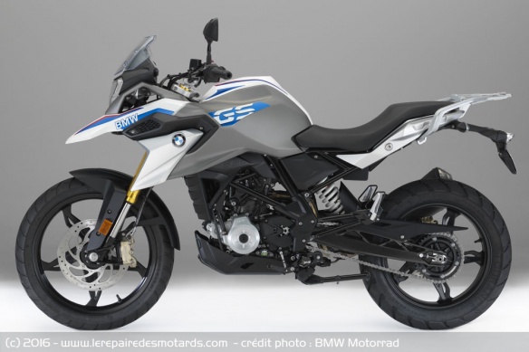 Trail BMW G310 GS blanche