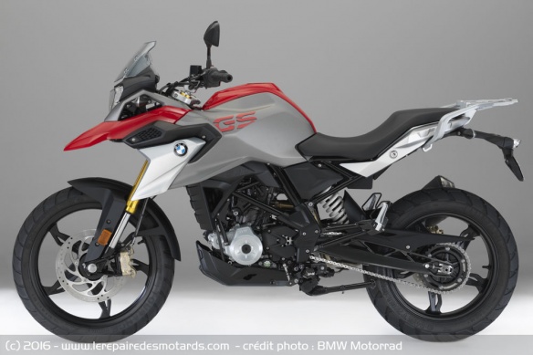 Trail BMW G310 GS rouge
