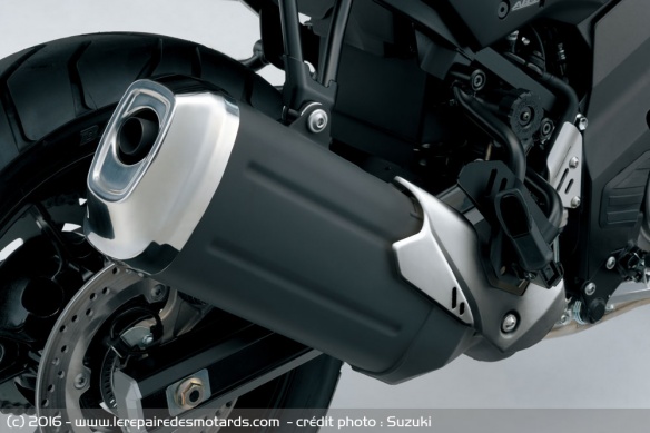 Silencieux de la Suzuki V-Strom 650