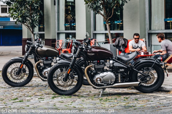 Triumph Bobber sur base Bonneville T120