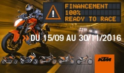 Promo KTM : financement à 2.90%