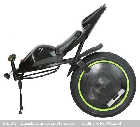 Scooter électrique Weebot Rover sur la béquille