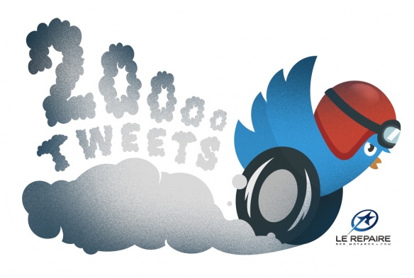 20.000 tweets pour le Repaire des Motards