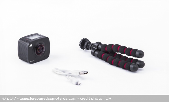 Caméra Midland H360, avec ses accessoires 