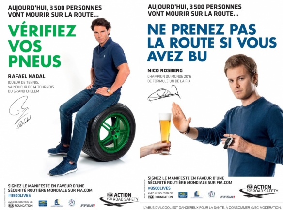 Campagne #3500Lives pour la sécurité routière
