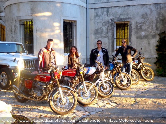 L'équipe de Vintage Motorcycles Tours