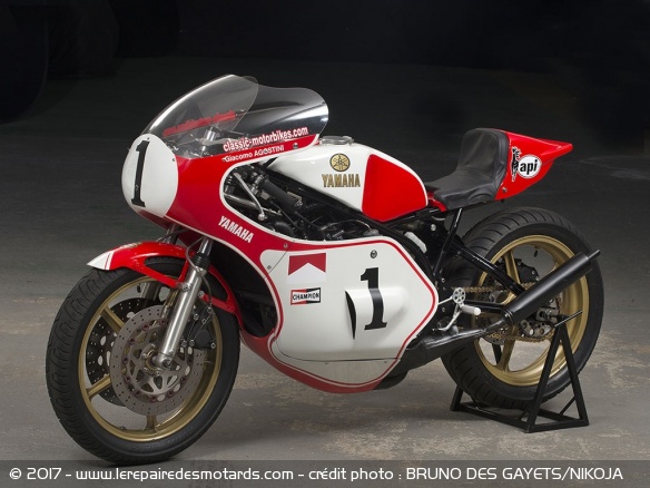 La Yamaha TZ750 de Giacomo Agostini La Yamaha TZ750 de Giacomo Agostini