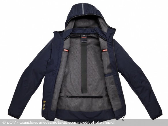 Blouson Spidi Techno Scout ouvert