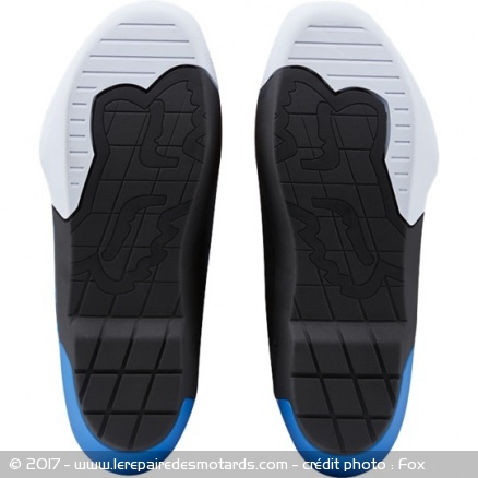 Bottes MX Fox 180 vues d'en dessous