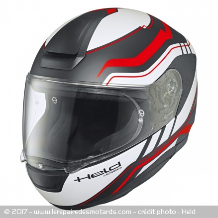 Casque intégral Held H-R2 Ride décorée