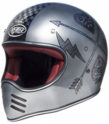 Casque intégral Premier MX NX Chromed