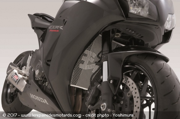 Protections de radiateur Yoshimura sur Honda CBR