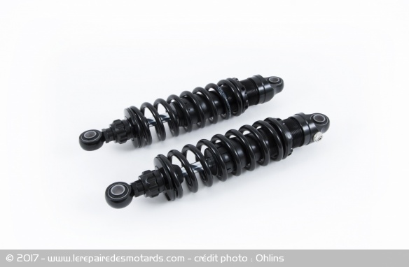 Les amortisseurs Black Line pour Harley Touring