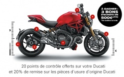 Ducati : opération '20 sur 20 en Entretien'