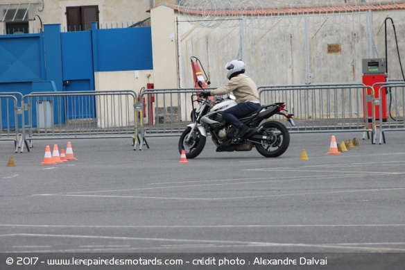 Deuxième étape : le petit slalom
