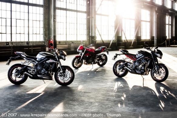 Coloris Triumph Street Triple 800