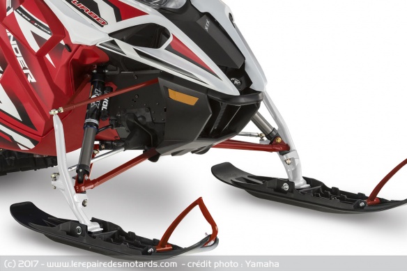 Trois types de suspensions équipent les Sidewinder Trois types de suspensions équipent les Sidewinder