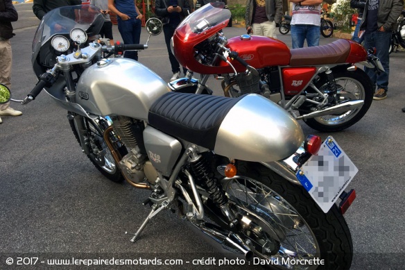 La Mash Café Racer TT 40 lors du premier test, en Corse !