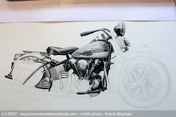 Chaque aquarelle demande une centaine d'heures de travail