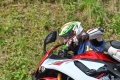 Moto Tour Lagut enchaine Schiltz à terre