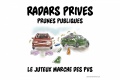 Crobard Radars privés prunes publiques