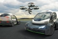 Une voiture drone Salon Genève