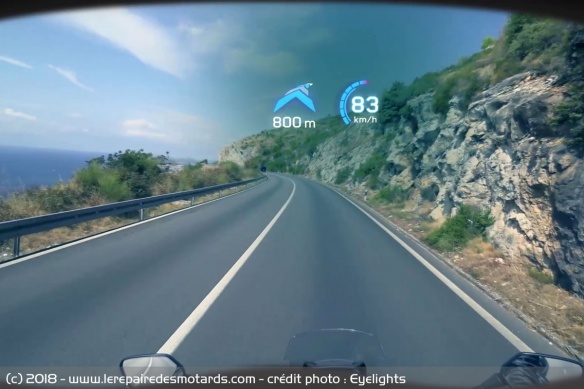 Le dispositif permet de rester concentrer sur la route Le dispositif permet de rester concentrer sur la route
