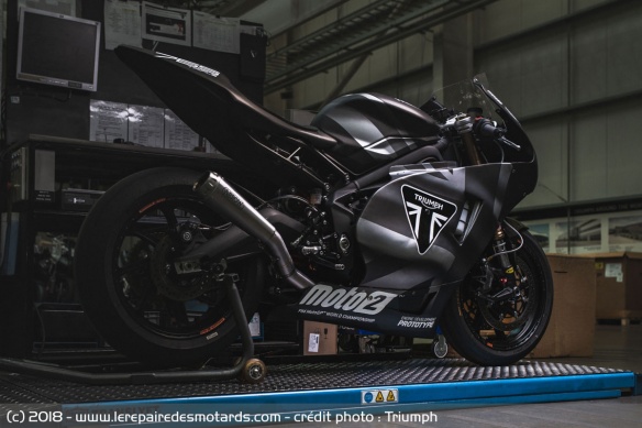Moto2 : Triumph dévoile son prototype Moto2 : Triumph dévoile son prototype