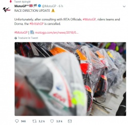 Le GP de Silverstone annulé