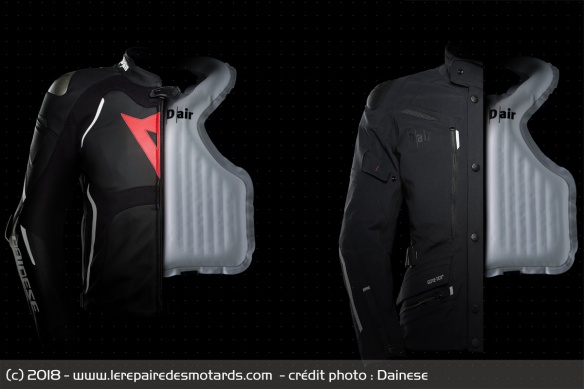 L'airbag Dainese D-Air est mieux intégré et plus léger L'airbag Dainese D-Air est mieux intégré et plus léger