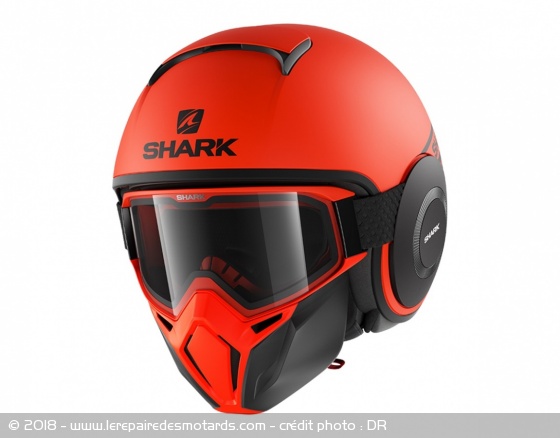 Casque intégral Shark Street Drak coloris rouge Casque intégral Shark Street Drak coloris rouge