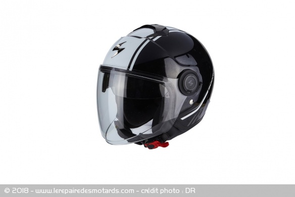Casque jet Scorpion Exo-city Avenue coloris Noir Casque jet Scorpion Exo-city Avenue coloris Noir